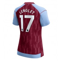 Aston Villa Clement Lenglet #17 Hjemmebanetrøje Dame 2023-24 Kortærmet